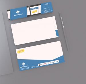 Maa Enterprise stationery design