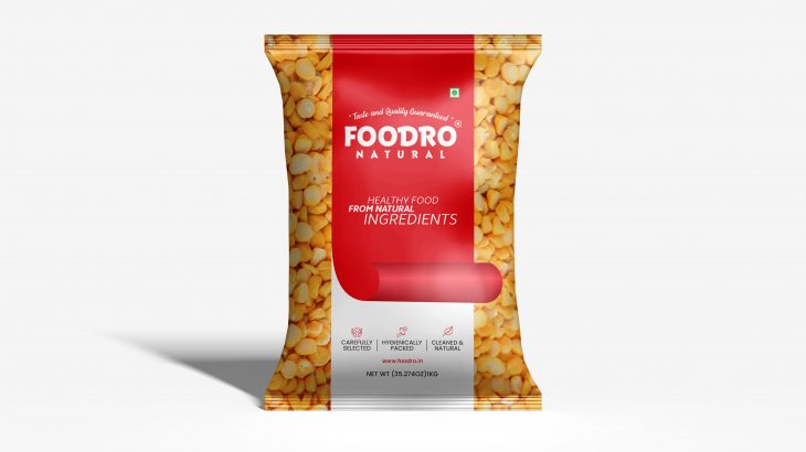 Foodro Chana Dal Package Design