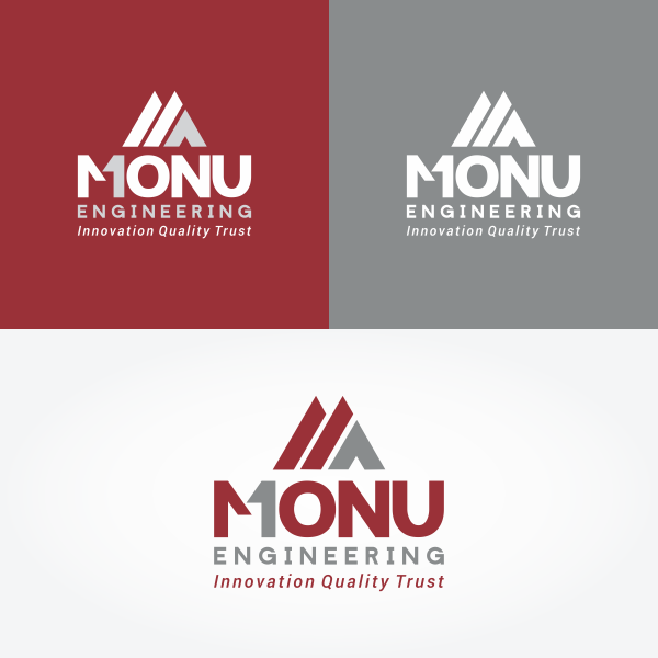 Monu Engineering logo design