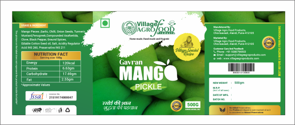 Village Agro Foods – Gavran Mango Pickle